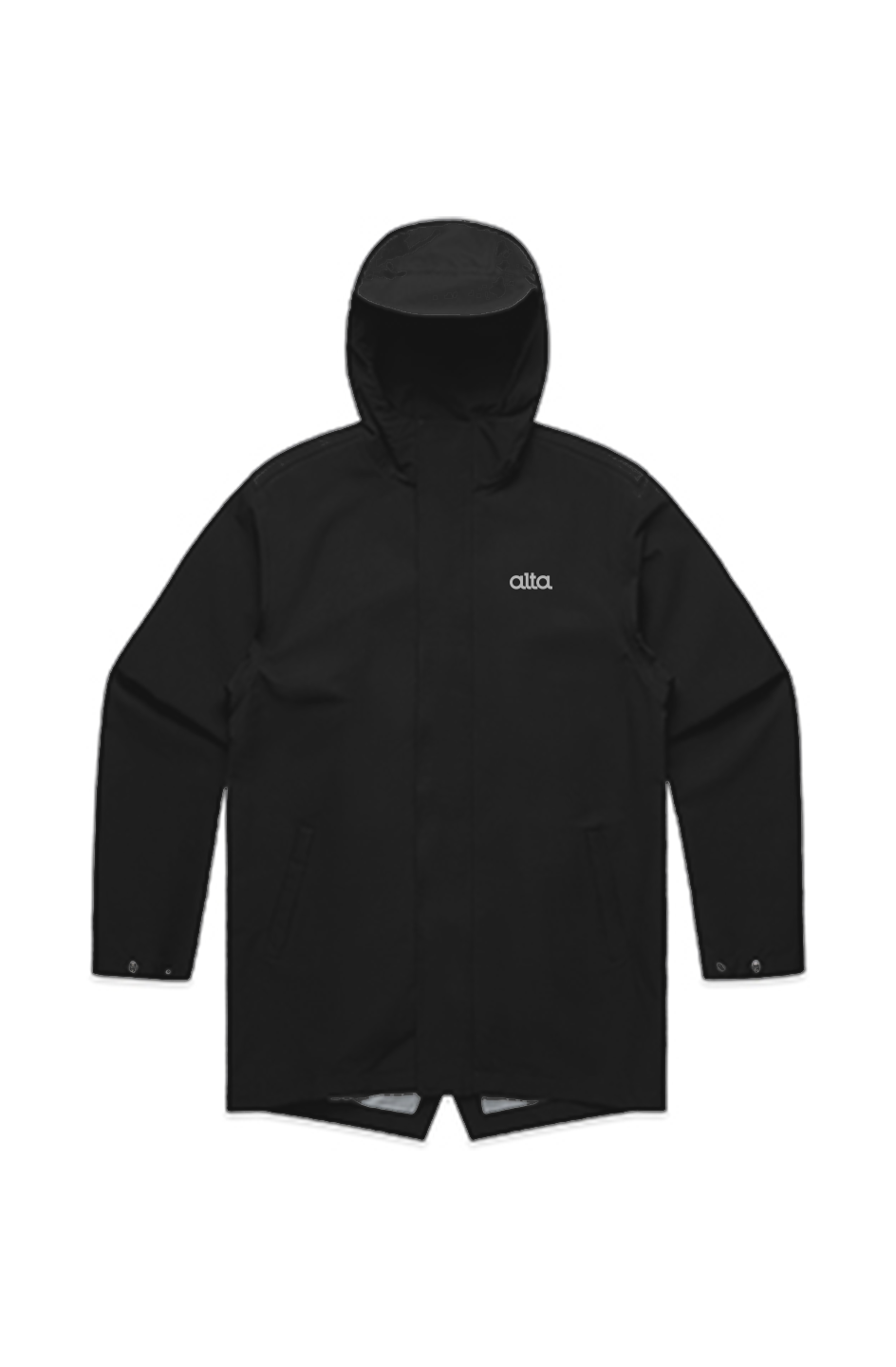 MENS TECH JACKET chest logo white