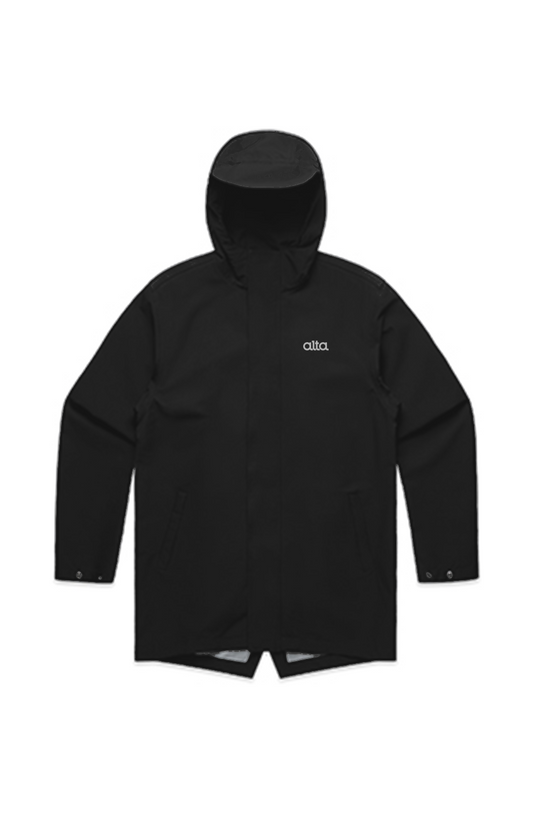 MENS TECH JACKET chest logo white