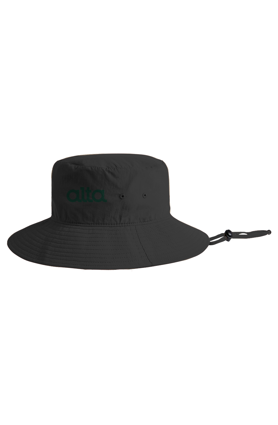 Nylon Wide Brim Bucket Hat