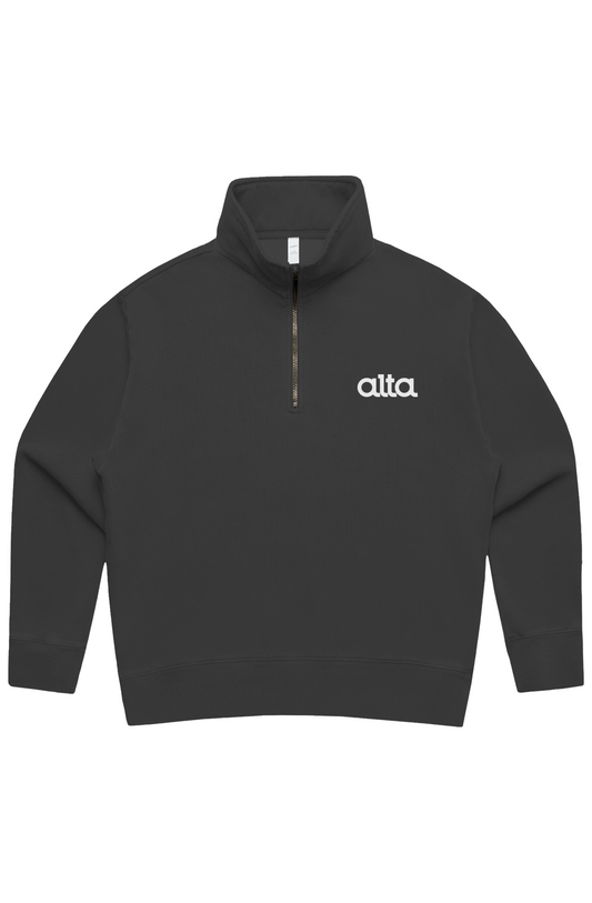 Womens Faded Half Zip
